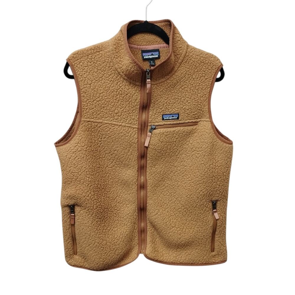 Patagonia Mens Retro Pile Sherpa Fleece Vest XL Outdoors Rugged Hiking Trails